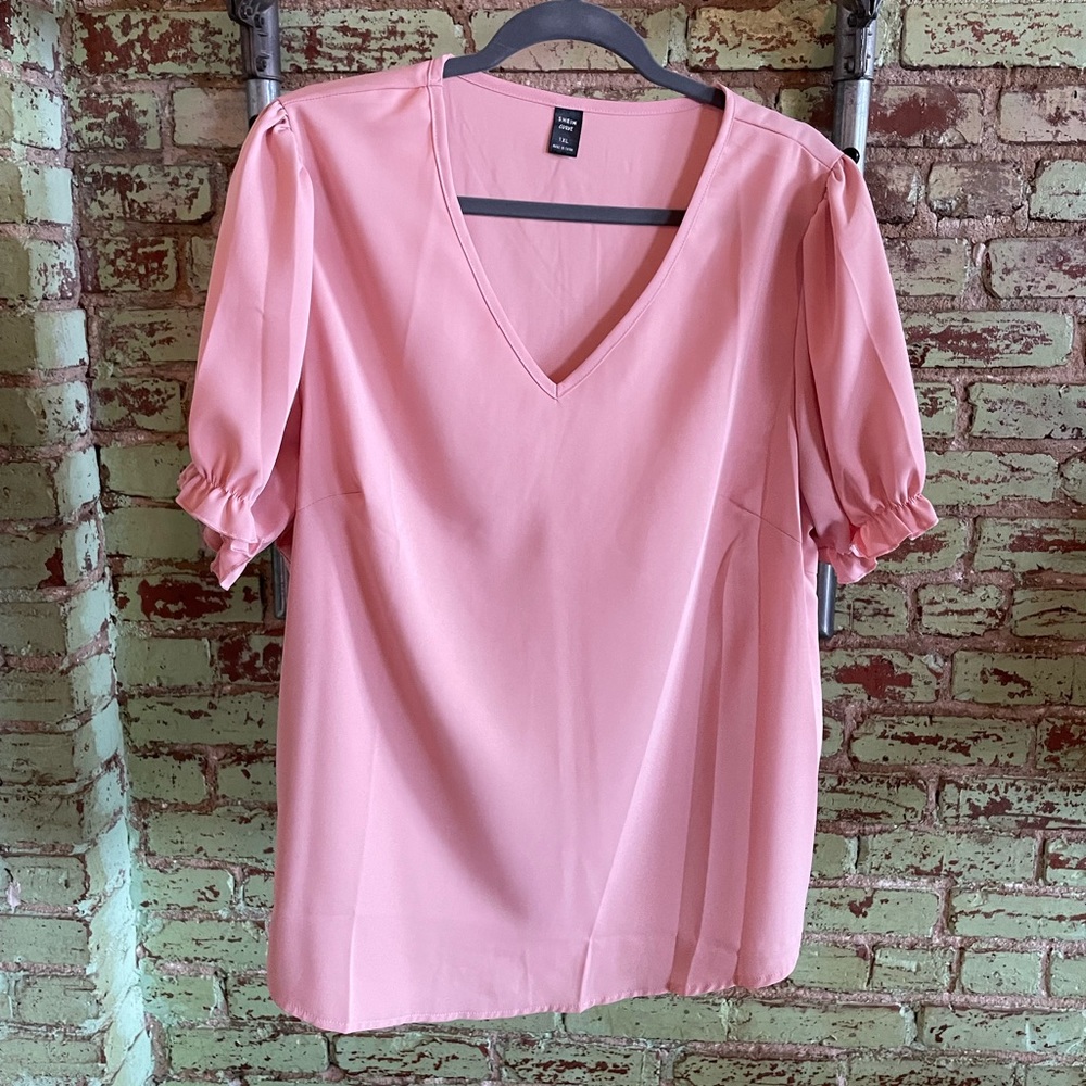 Brand new blush pink SHEIN Curve top without tags. Never worn.